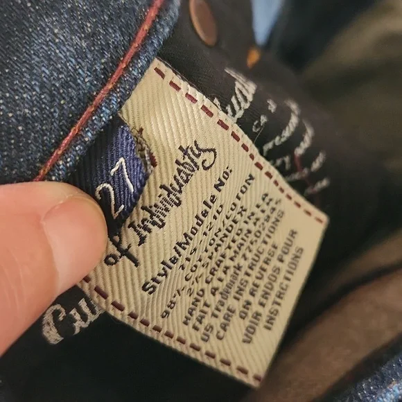 EUC Cult of individuality "Bohemi" jeans size 27 - Picture 3 of 10